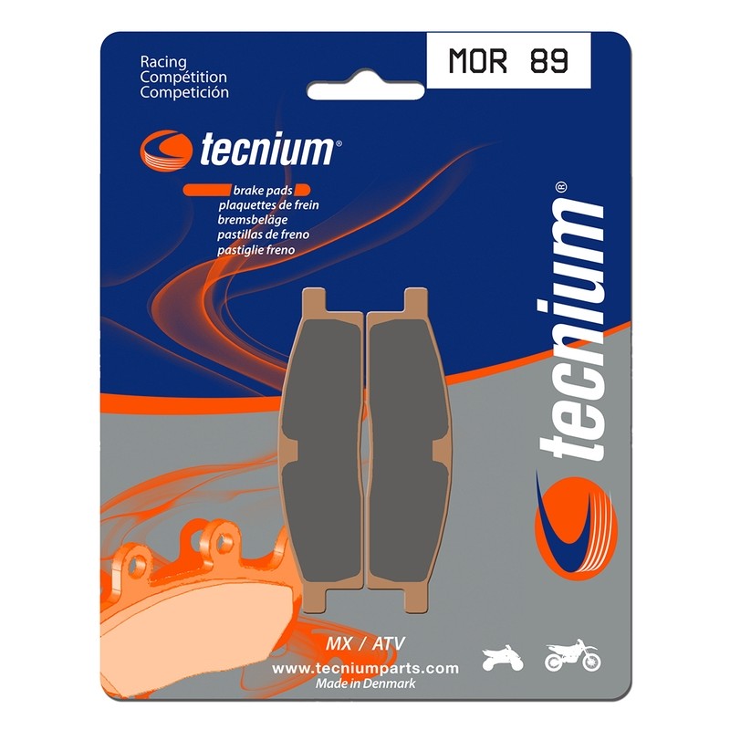 TECNIUM Racing MX/ATV Sintered Metal Brake pads - MOR89