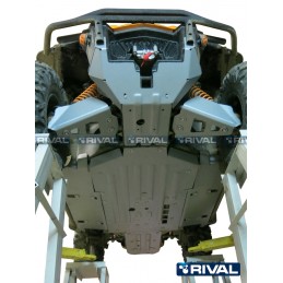 RIVAL Complete skid plate kit - Aluminium Can-Am Commander