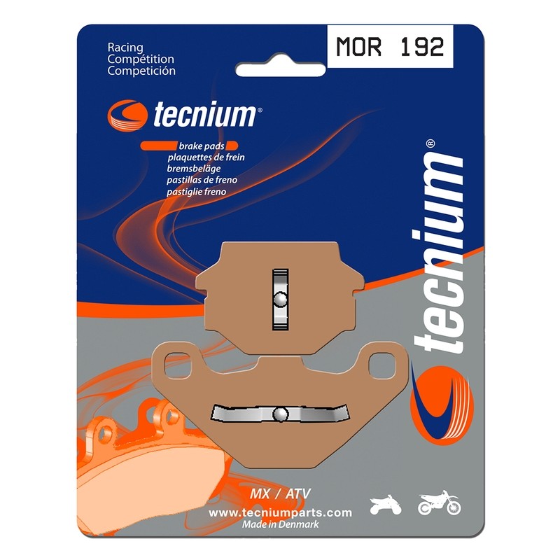 TECNIUM Racing MX/ATV Sintered Metal Brake pads - MOR192