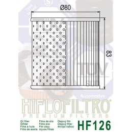 HIFLOFILTRO HF126 Oil Filter Kawasaki