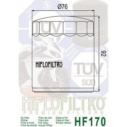 HIFLOFILTRO HF170C Oil Filter Chrome