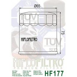 HIFLOFILTRO HF177 Oil Filter Black Buell
