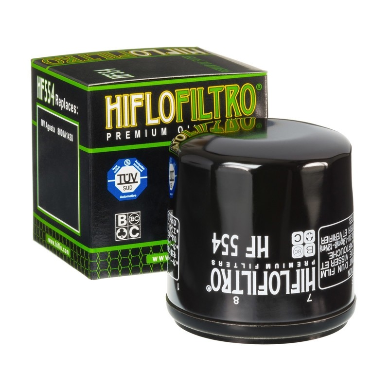 HIFLOFILTRO HF554 Oil Filter Black Mv Agusta