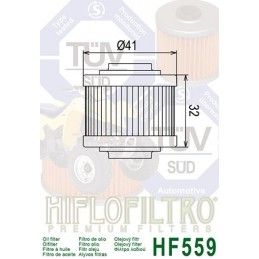 HIFLOFILTRO HF559 Oil Filter Can Am