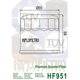 HIFLOFILTRO HF951 Oil Filter Black Honda