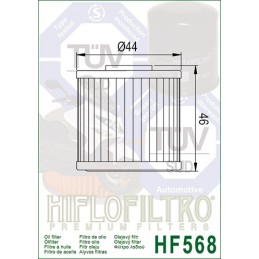 HIFLOFILTRO HF568 Oil Filter Kymco X-Citing 400