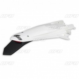 UFO Rear Fender + License Plate Holder /w Light White KTM EXC/EXC-F