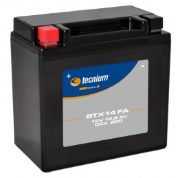 TECNIUM Battery Maintenance Free Factory Activated - BTX14