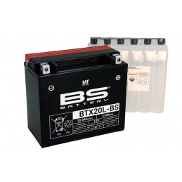 BS BATTERY Battery Maintenance Free with Acid Pack - BTX20L