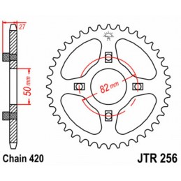 JT SPROCKETS Steel Standard Rear Sprocket 256 - 420