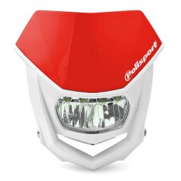 POLISPORT Halo LED Headlight Red/White