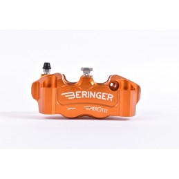 BERINGER Aerotec® Left Radial Brake Caliper 4 Pistons Ø32mm Spacing 100mm Orange