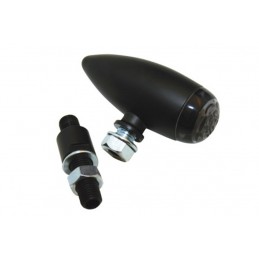 HIGHSIDER LED taillight Micro-Bullet, black, tinted