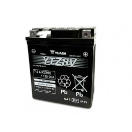 YUASA W/C Battery Maintenance Free Factory Activated - YTZ8V