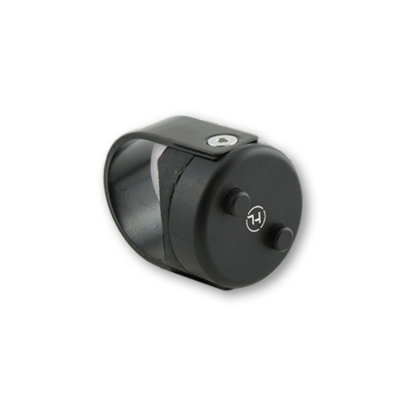 HIGHSIDER CNC push button CLASSIC, black, 7/8 and 1 inch handlebars