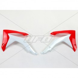 UFO Radiator Covers Red/White Red/White Honda CRF250R/450R