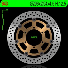 NG BRAKE DISC Floating Brake Disc - 643