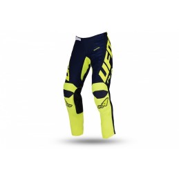 UFO Motocross Kimura Pants Blue/Neon Yellow Size 52
