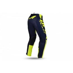 UFO Motocross Kimura Pants Blue/Neon Yellow Size 54