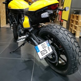 ACCESS DESIGN Side License Plate Holder Black Ducati Scrambler 800
