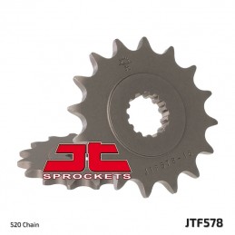 JT SPROCKETS Front Sprocket 16 Teeth Steel Standard 520 Pitch Type 578