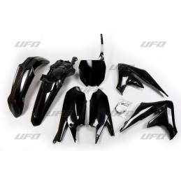 UFO Plastic Kit Black Yamaha YZ450F