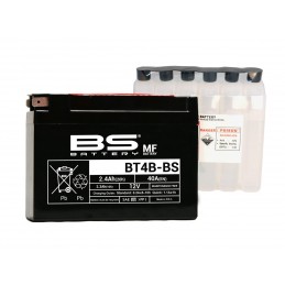 BS BATTERY Battery BT4B-BS Maintenance Free with Acid Pack