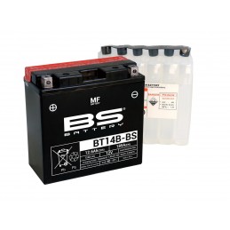 BS BATTERY Battery BT14B-BS Maintenance Free with Acid Pack