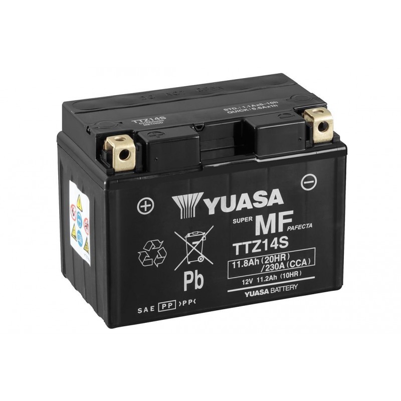 YUASA TTZ14S Battery Maintenance Free Delivered with Acid Pack