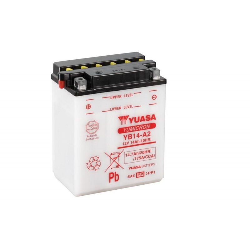 YUASA YB14-A2 Battery Conventional