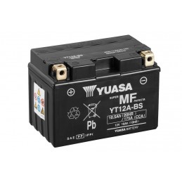 YUASA YT12A-BS Battery Maintenance Free Delivered with Acid Pack