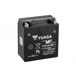 YUASA YTX16-BS-1 Battery Maintenance Free Delivered with Acid Pack