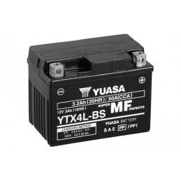 YUASA YTX4L-BS Battery Maintenance Free Delivered with Acid Pack