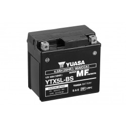 YUASA YTX5L-BS Battery Maintenance Free Delivered with Acid Pack
