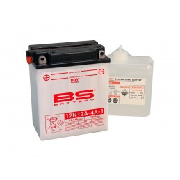 BS BATTERY Battery 12N12A-4A-1 Conventional with Acid Pack