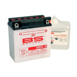 BS BATTERY Battery BB9L-B high performance with Acid Pack