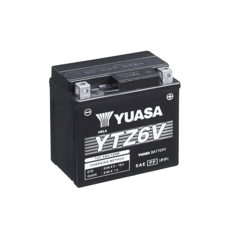 YUASA YTZ6V Battery Maintenance Free Factory Activated