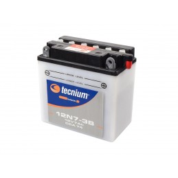 TECNIUM Battery 12N7-3B Conventional with Acid Pack