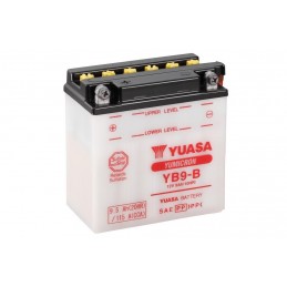 YUASA YB9-B Battery Conventional Delivered with Acid Pack
