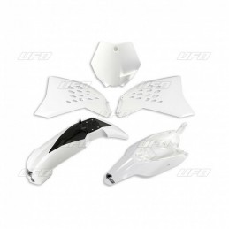 UFO Plastic Kit White KTM SX 65