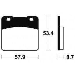 TECNIUM Street Performance Sintered Metal Brake pads - MR77