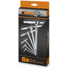 BETA Set of 6 Male 6 points T-Handle Wrenches
