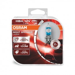 OSRAM Night Breaker Laser Bulb HB4 12V/51W - X2
