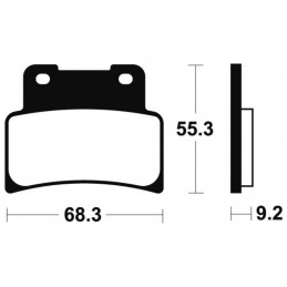 TECNIUM Street Performance Sintered Metal Brake pads - MF344