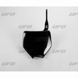 UFO Front Number Plate Black Kawasaki