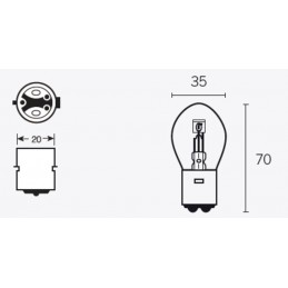 TECNIUM S2 Light Bulbs 12V 40/45W - x10