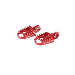 SCAR Evo Footpegs Red