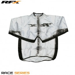 RFX Sport Wet Jacket (Clear/Black) Size Youth Size S (6-8)