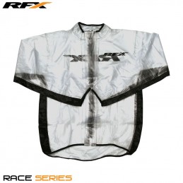 RFX Sport Wet Jacket (Clear/Black) Size Adult Size XS