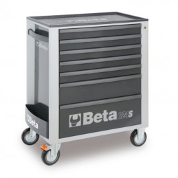 BETA C24S/7 Mobile Roller Cab 7 Drawers Grey